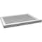 Ekena Millwork Vertical Surface Mount PVC Gable Vent: Functional, w/ 2"W x 2"P Brickmould Sill Frame, 30"W x 22"H GVPVE30X2203SF - alternate 3